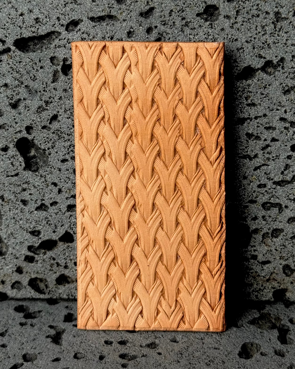 Basket Weave Stamped Belt