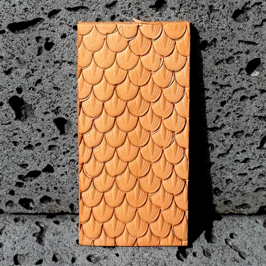 Fish Scale Stamped Belt